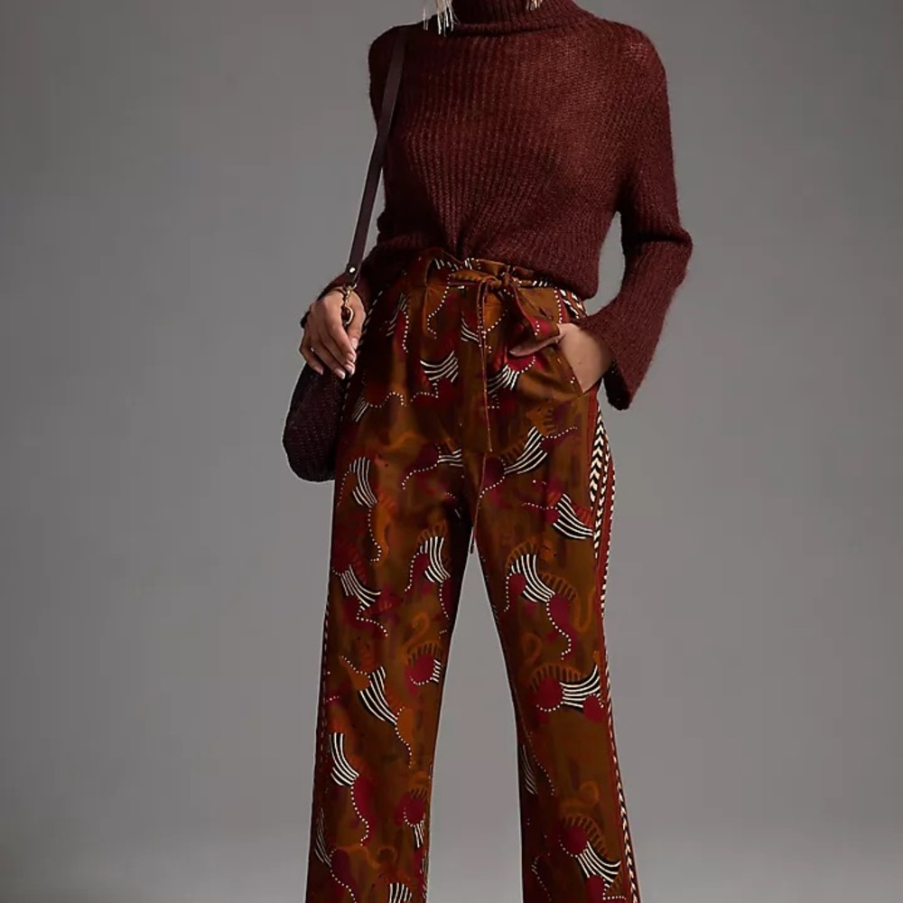 Farm Rio Printed Wide-Leg Pants - Picture 13 of 14